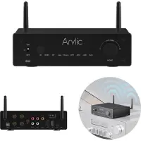 Arylic B50 multizons ljudförstärkare med Bluetooth ingång samt mottagare och sändare