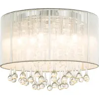 Globo Taklampa Sierra, Vardagsrum / matsal, Textil / tyger / siden, Taklampa