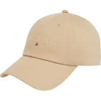 Tommy Hilfiger Keps - Linjär Logo - Relik Tan Beige - - One Size - Keps