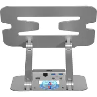 Rapoo UCS-5001 laptopställ med 5-i-1 USB-C-hubb / datorställ / 100W PD-pass-through