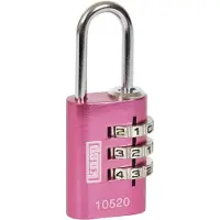 Kasp K10520PIND hänglås 20 mm rosa kombinationslås