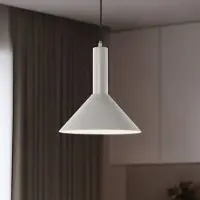 Sigma Hänglampa Vitrum cone , dimbar, Aluminium / grå / zink, Vardagsrum / matsal, Metall, Modern, Pendellampa