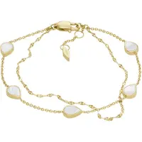 Fossil Armband guld / pärlvit