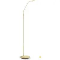Orion LED golvlampa Cobra, dimbar, Mässing / guld, Vardagsrum / matsal, Metall, Modern, LED-golvlampa