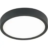 Orion LED taklampa Bully, Svart, Vardagsrum / matsal, Aluminium / grå / zink, LED-taklampa