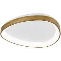 Orion LED taklampa Charlie, Brun / mässing, Vardagsrum / matsal, Syntetmaterial, Modern, LED-taklampa