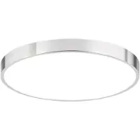 Orion LED taklampa Bully, Förkromad / silver, Vardagsrum / matsal, Aluminium / grå / zink, Modern, LED-taklampa