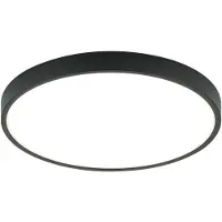 Orion LED taklampa Bully, Svart, Vardagsrum / matsal, Aluminium / grå / zink, LED-taklampa