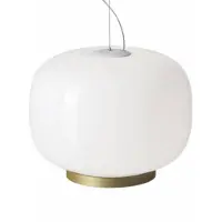 Foscarini Design pendellampa Chouchin Reverse 1, Vitt / opal, Kök, Glas, Design, Pendellampa