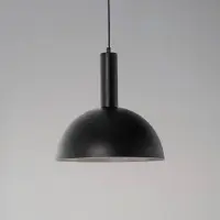 Sigma Hänglampa Vitrum cupola , dimbar, Svart, Vardagsrum / matsal, Metall, Modern, Pendellampa