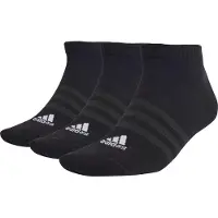 Adidas Ankelstrumpor - 3-pack - Svart/Vit - - 40/42 - Strumpor