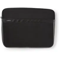 Nedis Notebook Väska | 15 - 16 " | Neopren | Antracit / Svart | 22 mm | 277 mm | 380 mm