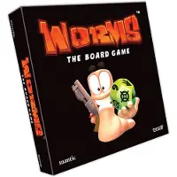 Mantic Games : Worms: Brädspelet - Roligt Bordsspel med Kul från Det Klassiska Videogame, 10+, 2-6 Spelare