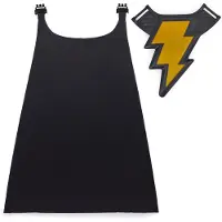 Batman Black Adam Maskeradkläder - Black Adam Kappa - - One Size - Maskeradkläder