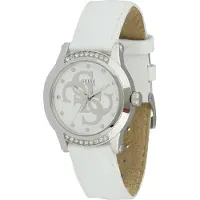 GUESS Analog klocka silver / vit