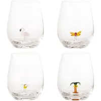 Bloomingville Misa Dryckglas, Multipack, Klar, Glas 4 St.