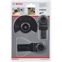 Bosch - Plunge cut and segment saw blade set - för trä, metall - 3 delar - Starlock