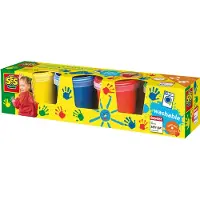 SES Creative Fingerfärg - 4 x 145 ml - - One Size - Måling