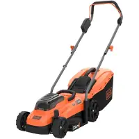 Black & Decker Batteridriven - elektrisk gräsklippare BCMW33184L2-QW; 2x18 V; 33 cm; 2x4,0 Ah batt.