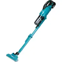 Makita DCL286FZ, Skaftdammsugare, 2-i-1, Svart, Blå, Torr, Batteri