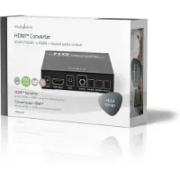 Nedis HDMI (tm) Omvandlare | SCART Female | 1x 3.5 mm sound out / 1x Digital Audio / 1x HDMI(tm) Output | Envägs | 1080p | 1.65 Gbps | Aluminium | Antracit