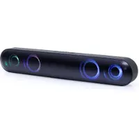 Gembird SPKBT-BAR400L - Soundbar - trådlös - Bluetooth - 10 Watt - svart