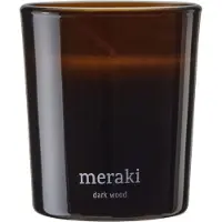 Meraki Scented Candle - Dark Wood 2 x 60 g