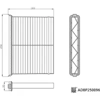 Blue Print Kupéfilter ADBP250096