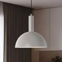 Sigma Hänglampa Vitrum cupola , dimbar, Aluminium / grå / zink, Vardagsrum / matsal, Metall, Modern, Pendellampa