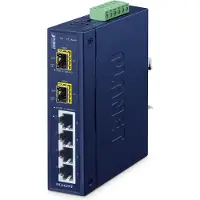Planet IFGS-620TF network links Unmanaged Fast Ethernet (10/100) Blue
