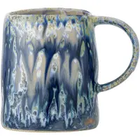 Bloomingville mugg blå keramik