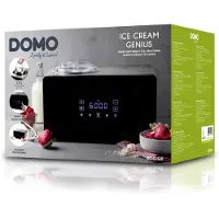 Domo DO9252I, Glassmaskin med kompressor, 1,5 l, LED, Rostfritt stål, 60 dB, Svart