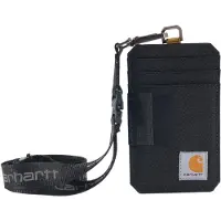 Carhartt B0000247 Nylon Duck Id-hållare och snodd Svart 94674 94674 NONE