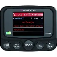 Albrecht DR56+ DAB+ mottagare Sugpropphållare, Musikstreaming via Bluetooth