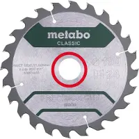 Metabo 628676000 Cirkelsågblad 190 x 30 x 1.4 mm Antal tänder (per tum): 24 1 st