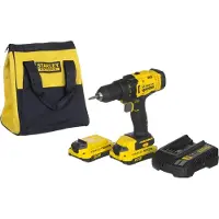 Stanley Skruvdragare/borr SFMCD700C2S-QW; 18 V; 2x1,5 Ah batt.
