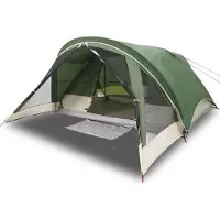 vidaXL Campingtält 4 personer grön vattentätt