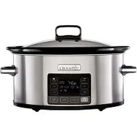 Crock-Pot CSC066X, 240 W, 220 - 230 V, Knappar, Silver, 402 mm, 288 mm