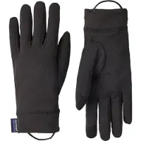 Patagonia - Skidhandskar - Cap MW Liner Gloves Black för Unisex - Storlek XL - Svart