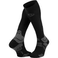 BV Sport - Trail running kläder - Trek Compression GR Noir/Gris för Unisex - Storlek S+ - Svart