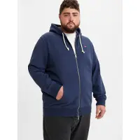 Levi's Sweatjacka 'New Original Zip-Up Hoodie (Big & Tall)' mörkblå