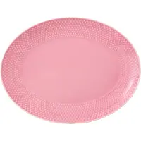 Lyngby Porcelæn Rhombe Color Oval Serving-28.5x21.5 Cm Tallrik