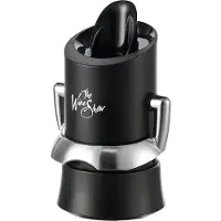 VacuVin Champagne Saver, Sort, Sølv
