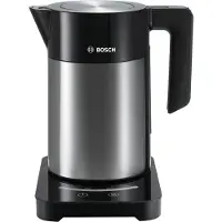 Bosch Vattenkokare TWK7203 - Svart/borstat stål - 2200 W *DEMO*