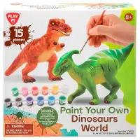 Playgo Måla Dina Dinosaurier 21x21x7 Cm