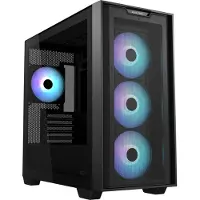 Asus A21 Plus Black Case - Tower - Micro-ATX/Mini-ITX - 3 interna fack - 5 expansionsfack