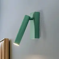 Argon LED vägglampa Rulo , Grön, Vardagsrum / matsal, Metall, LED-vägglampa, vägglampa inomhus