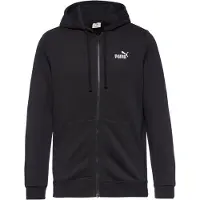 Puma Sportsweatjacka 'Essentials No. 1' svart / vit