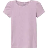 Name it T-shirt - Rib - Noos - NmfKab - Winsome Orchid - - 1 år (80) - T-shirt