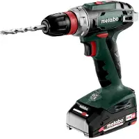 Metabo BS 18 Quick 602217500 Borrskruvdragare batteri 18 V 2 Ah Li-Ion inkl. 2x batterier, inkl. väska